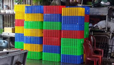 Giỏ đựng hàng xếp chồng theo cấu trúc dữ liệu Stack